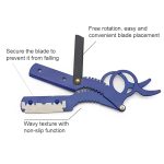 Vintage-Daumenrasierer aus Edelstahl – Bild 4