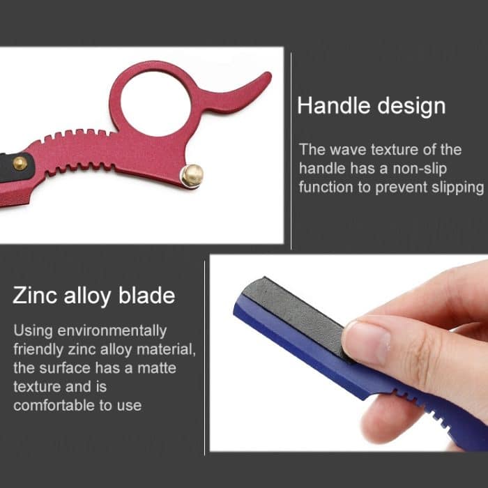 Vintage-Daumenrasierer aus Edelstahl – Bild 5