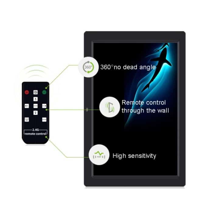 DPF-1201 12 Zoll 1280x800 Auflösung Wand-Werbemaschine LCD Elektronischer Bilderrahmen, US Plug, EU Plug, UK Plug, AU Plug – Bild 6