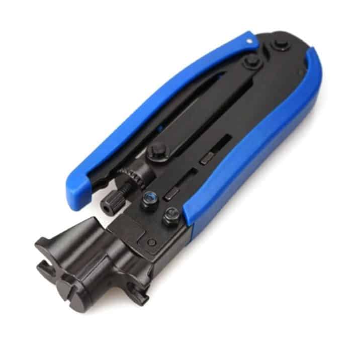 548A Koaxialkabel TV-Kabel F Kopf RG59 / 6/11 Crimpzange – Bild 2