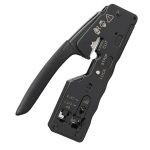 Multifunktionale Sieben-Typ-Durchgangsloch-Kristallkopf 6P8P-Drahtentfernungs-Netzwerkwerkzeug Extrusions-Crimp-Draht-Netzwerkkabelzange – Bild 2