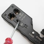 Multifunktionale Sieben-Typ-Durchgangsloch-Kristallkopf 6P8P-Drahtentfernungs-Netzwerkwerkzeug Extrusions-Crimp-Draht-Netzwerkkabelzange – Bild 6