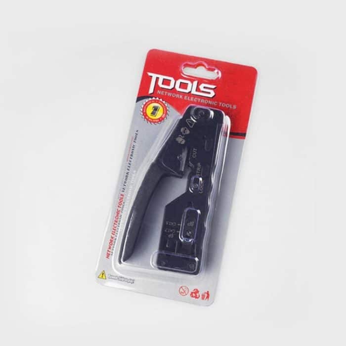 Multifunktionale Sieben-Typ-Durchgangsloch-Kristallkopf 6P8P-Drahtentfernungs-Netzwerkwerkzeug Extrusions-Crimp-Draht-Netzwerkkabelzange – Bild 8