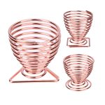 5PCS Kürbis Wasser Tropfen Make-up Ei Puff Tablett Lagerung Rack Schwamm Ei Metall Halter – Bild 3