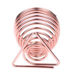 5PCS Kürbis Wasser Tropfen Make-up Ei Puff Tablett Lagerung Rack Schwamm Ei Metall Halter – Bild 4