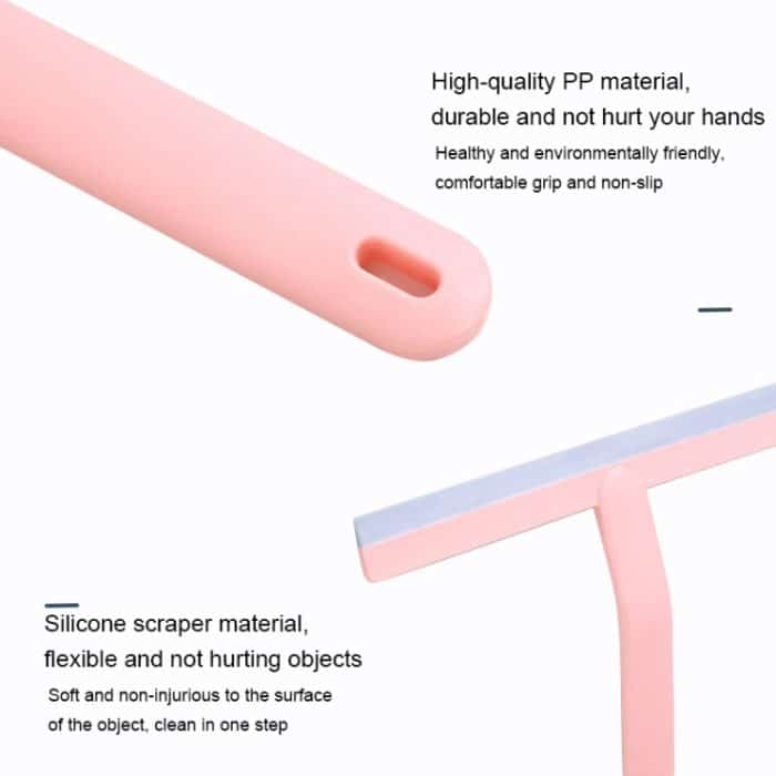 5 Stück Wischer-Artefakt, Büro, Zuhause, Badezimmer, Boden, weicher Kunststoff, Glaswischer, Reinigungswerkzeug, 5 PCS Moonlight White, 5 PCS Phosphor, 5 PCS Midnight Green, Violet Blue – Bild 5