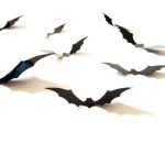 10 Sätze Halloween Stereo Wandaufkleber Simulation Fledermaus Aufkleber – Bild 2