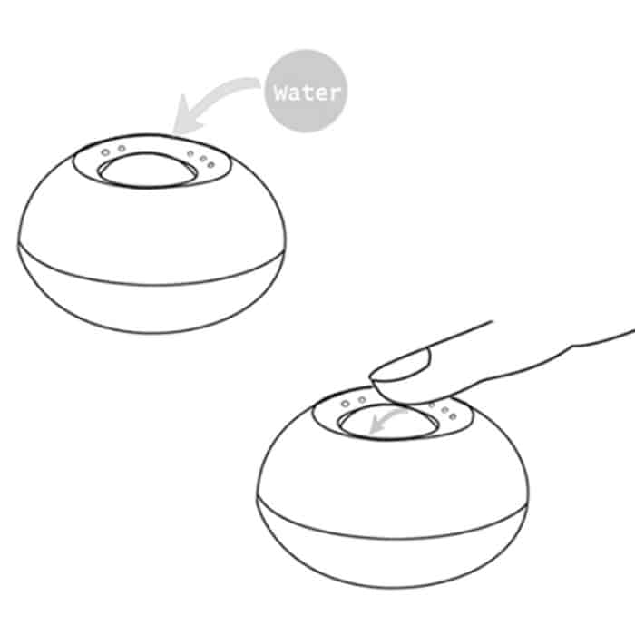 2 Stück Bürobedarf, nasser Handschwammzylinder, klebriger Zylinder, Sponge Cylinder – Bild 4