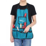 PENGGONG Wasserdichte Gartenschürze aus Segeltuch, Werkzeugtasche, Elektriker-Werkzeug-Organizer für Werkzeugkasten, Grey, ArmyGreen, Blue, Black – Bild 3
