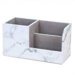 Marmor Retro kreative Büro Multifunktions-Stifthalter Aufbewahrungsbox, Marble 1822 – Bild 2