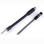 Sechskant-Antriebsbit zum Biegen von Universal-Schlauchpfostenschraubendrehern mit langer Stange, Black