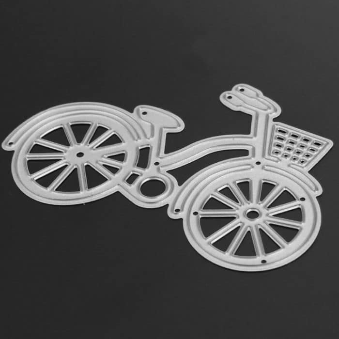 Fahrrad Metall Stanzform Stahlgeflecht DIY Scrapbooking Dekoration Handwerk Album Prägung, 92×62mm – Bild 4