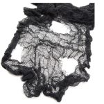 Halloween Horror Dekorationen Gaze Spukhaus Szene Arrangement Requisiten, Tablecloth, Blood Hand Printed Gauze, Black Hole Cloth, Thick Yarn Curtain, Thin Yarn Curtain – Bild 3