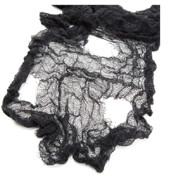 Halloween Horror Dekorationen Gaze Spukhaus Szene Arrangement Requisiten, Tablecloth, Blood Hand Printed Gauze, Black Hole Cloth, Thick Yarn Curtain, Thin Yarn Curtain – Bild 3