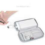 BUBM Digitales Ladegerät, USB-Datenkabel-Organizer, Aufbewahrungstasche, Kopfhörerkabel, Powerbank, Reiseetui – Bild 5