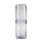 2-in-1-Reisewaschset, Multifunktions-Reisewaschbecher, Zahnpasta, Zahnbürste, geteilte Flasche, Aufbewahrungsbox