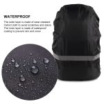 Reflektierendes Licht, wasserdicht, staubdicht, Rucksack-Regenschutz, tragbare ultraleichte Umhängetasche, Schutzabdeckung, XS, S, M, L – Bild 4
