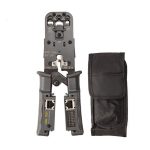 Multifunktionales 4P8P6P Dreifach-Testratschen-Netzwerkwerkzeug Quetsch-Crimpdraht-Netzwerkzange – Bild 2