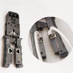 Multifunktionales 4P8P6P Dreifach-Testratschen-Netzwerkwerkzeug Quetsch-Crimpdraht-Netzwerkzange – Bild 4