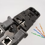 Multifunktionales 4P8P6P Dreifach-Testratschen-Netzwerkwerkzeug Quetsch-Crimpdraht-Netzwerkzange – Bild 6