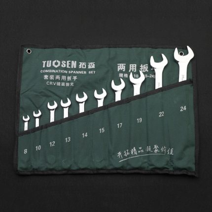TUOSEN Manuelles Hardware-Werkzeug zum Öffnen von Pflaumenblüten-Schraubenschlüsselsatz mit doppeltem Verwendungszweck, 10 In 1, 12 In 1, 14 In 1, 15 In 1