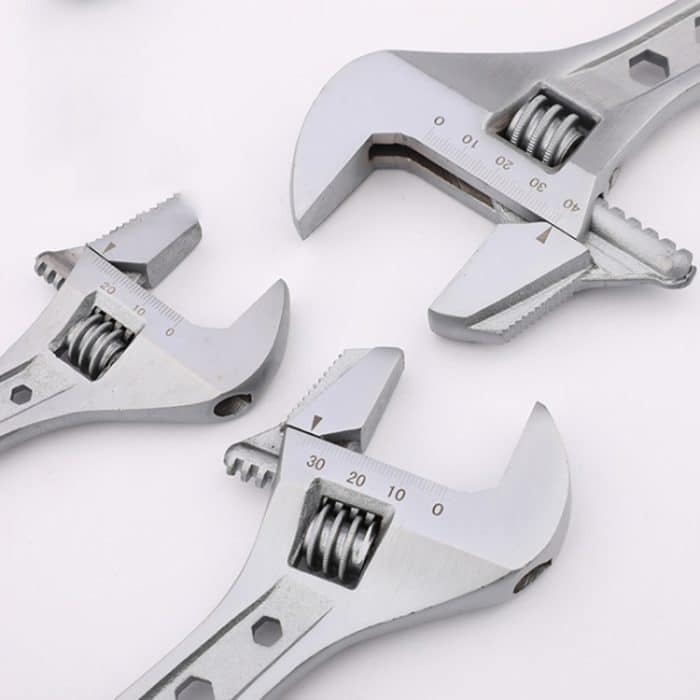 Multifunktionaler Wasserrohrschlüssel. Beweglicher Doppelzweckschlüssel, 8 Inch, 10 Inch, 12 Inch – Bild 4