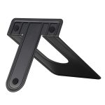 2 Stück einfache Metall-Buchstützen-Stützrahmen, rutschfester Buchständer, Desktop-Organizer – Bild 2