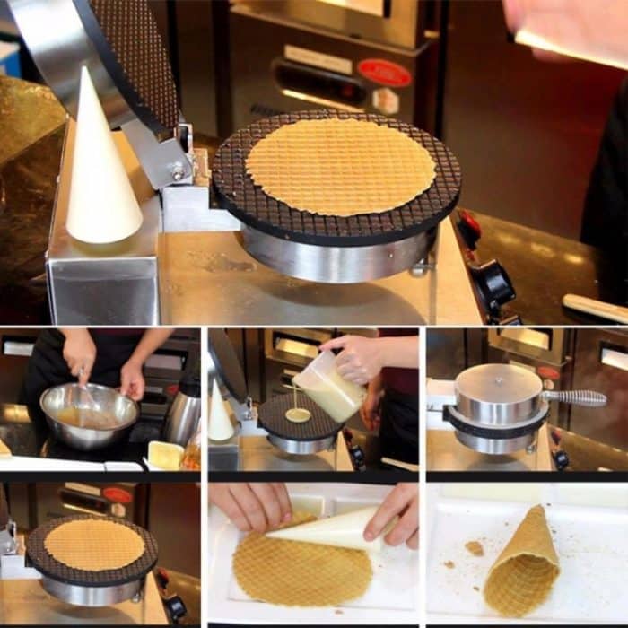 Elektrischer Waffeleisen-Eierrollen-Hersteller, DIY-Eistüte-Maschine, knusprige Omelette-Maschine, US Plug, UK Plug, EU Plug – Bild 9
