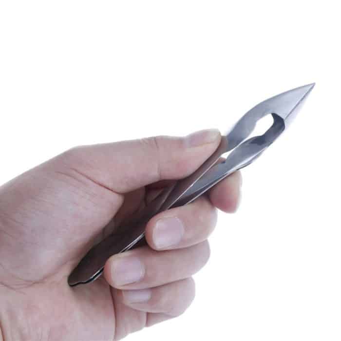 3 Stück Edelstahl-Ananas-Clip mit rutschfester Spitze und offener Klinge, 13.5×3.5cm Stainless Steel Pattern, 13.5×3.5cm Endless Steel Nail – Bild 3