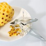 3 Stück Edelstahl-Ananas-Clip mit rutschfester Spitze und offener Klinge, 13.5×3.5cm Stainless Steel Pattern, 13.5×3.5cm Endless Steel Nail – Bild 5
