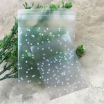 100 Stück transparente Zellophantüten aus Kunststoff, gepunktet, für Süßigkeiten, Kekse, Geschenkbeutel mit selbstklebendem Beutel, Celofan-Beutel für Partys, 5.5x5.5cm, 7x7cm, 8x10cm, 10x10cm, 10x15cm – Bild 5