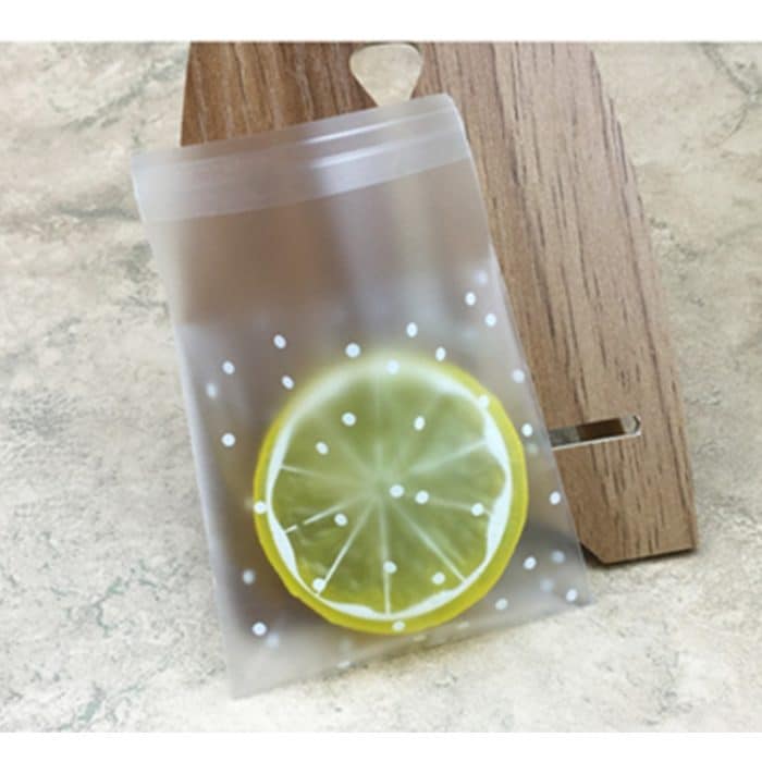 100 Stück transparente Zellophantüten aus Kunststoff, gepunktet, für Süßigkeiten, Kekse, Geschenkbeutel mit selbstklebendem Beutel, Celofan-Beutel für Partys, 5.5x5.5cm, 7x7cm, 8x10cm, 10x10cm, 10x15cm – Bild 6