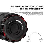 Hilda Hochtemperatur-Heißluft-Industrie-Heißluftfilmgerät, 2000W, 1800W, Three Wind Nozzles – Bild 6