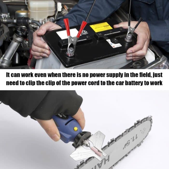 12V Demontagefreie Mini-Elektromühle Kettenelektrische Mühle – Bild 7