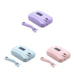 2 Stück Hand-Teppichkehrmaschine, Bürste, Sofa, Bett, Tierhaare, Trümmer, Krümel, Schmutz, Fellreiniger, Walzen-Reinigungswerkzeuge, zufällige Farblieferung, Two-row Brush, Three-row Brush – Bild 2