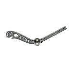 Multifunktionales Zeichenlineal, kreatives Zeichenwerkzeug, magnetisches Kompass-Lineal – Bild 2