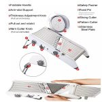 Multifunktionale Lange Edelstahl-Reibe Slicer Chopper Crusher – Bild 5