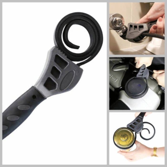 50 cm kleiner, multifunktionaler Gürtel aus Kunststoff, verstellbarer Universalschlüssel, 50cm Wrench – Bild 6