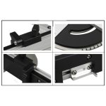 Holzbearbeitungsschieber, Schiebelineal, Holzbearbeitungs-Tischkreissägen-Messwerkzeug, Single Tenon, Aluminum Handle, Copper Handle, Aluminum Handle + Tenon, Aluminum Handle + Tenon + Limit, Copper Handle + Tenon + Limit, Aluminum Handle + 450mm ＋ Lim... – Bild 4