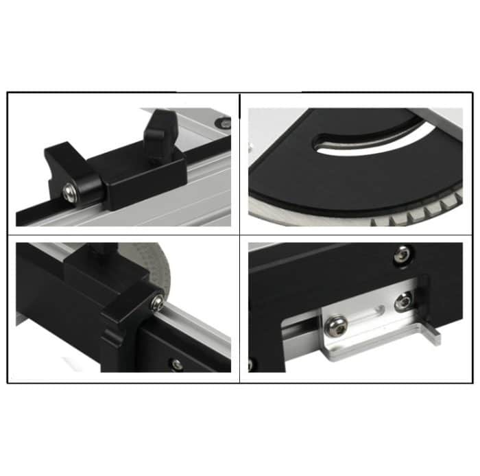 Holzbearbeitungsschieber, Schiebelineal, Holzbearbeitungs-Tischkreissägen-Messwerkzeug, Single Tenon, Aluminum Handle, Copper Handle, Aluminum Handle + Tenon, Aluminum Handle + Tenon + Limit, Copper Handle + Tenon + Limit, Aluminum Handle + 450mm ＋ Lim... – Bild 4