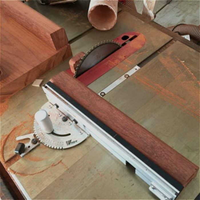 Holzbearbeitungsschieber, Schiebelineal, Holzbearbeitungs-Tischkreissägen-Messwerkzeug, Single Tenon, Aluminum Handle, Copper Handle, Aluminum Handle + Tenon, Aluminum Handle + Tenon + Limit, Copper Handle + Tenon + Limit, Aluminum Handle + 450mm ＋ Lim... – Bild 6