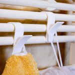 Handtuchhalter zum Aufhängen im Badezimmer, Hakenleiste aus Kunststoff