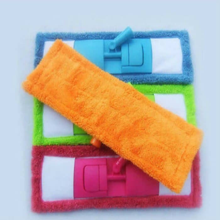 Korallen-Flanell-Kopf, gepolstert, flach, Ersatz für Haushalt, Unternehmen, Reinigungsmopp, Lappen – Bild 4