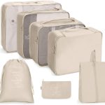 Reise-Aufbewahrungstaschen-Set, zusammenklappbare Aufbewahrungstasche, 7 In 1, 8 In 1 Beam Mouth, 8 In 1 Cosmetic Bag
