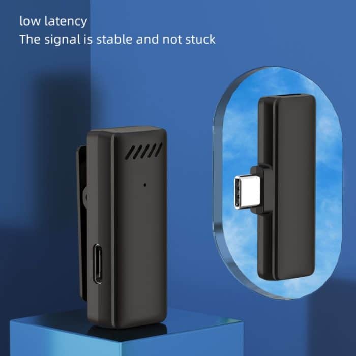 Kabelloses Lavalier-Mikrofon mit Geräuschunterdrückung und Ladeetui, S13 Dual Microphone Black USB-C/Type-C Interface, S13 Dual Microphone Black 8 Pin Interface, S13 One To Two Yellow Case USB-C/Type-C Interface – Bild 6