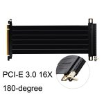 PCI-E 3.0 16X 180-Grad-Grafikkarten-Verlängerungskabel-Adapterkabel, Länge:, 10cm, 15cm, 20cm, 25cm, 30cm – Bild 2