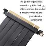 PCI-E 3.0 16X 180-Grad-Grafikkarten-Verlängerungskabel-Adapterkabel, Länge:, 10cm, 15cm, 20cm, 25cm, 30cm – Bild 3