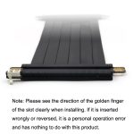 PCI-E 3.0 16X 180-Grad-Grafikkarten-Verlängerungskabel-Adapterkabel, Länge:, 10cm, 15cm, 20cm, 25cm, 30cm – Bild 6