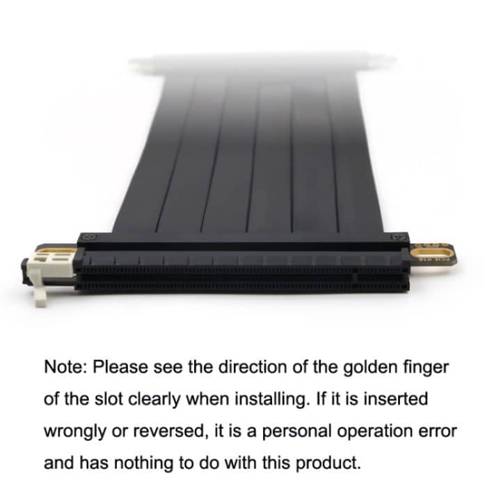 PCI-E 3.0 16X 180-Grad-Grafikkarten-Verlängerungskabel-Adapterkabel, Länge:, 10cm, 15cm, 20cm, 25cm, 30cm – Bild 6