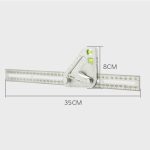 Multifunktionales Holzbearbeitungs-Dreieckslineal-Messwerkzeug – Bild 7